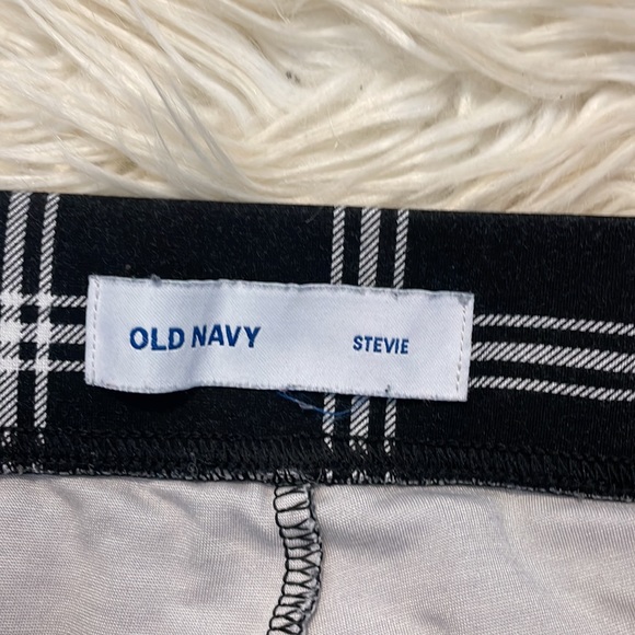 Old navy Stevie black white pinstripe plad plaid legging stretchy pants business - Picture 6 of 16